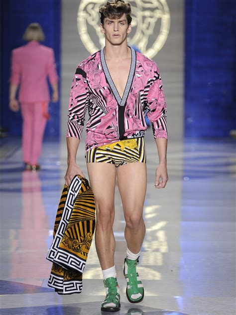 versace men's beachwear